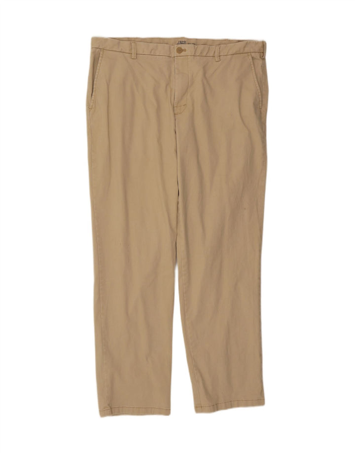 IZOD Mens Salt Water Straight Chino Trousers W40 L32 Beige Cotton Vintage Izod and Second-Hand Izod from Messina Hembry 