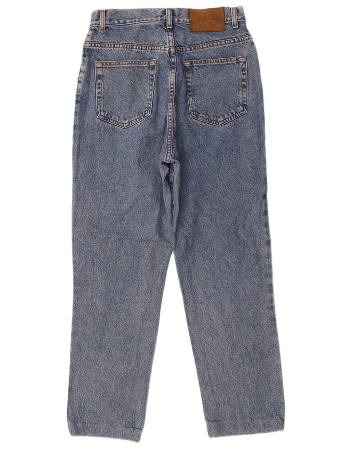 Calça jeans feminina CALVIN KLEIN EUA 10 grande W28 L28 algodão azul