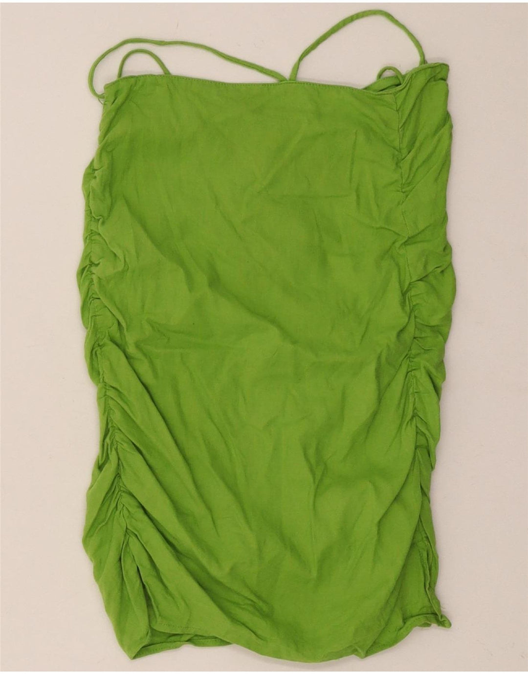 Top feminino sem ombro ZARA UK 4 XS verde