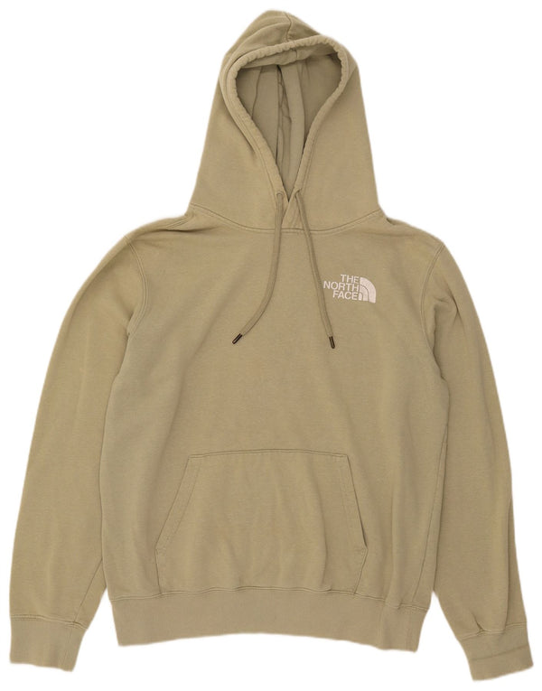 Suéter masculino com capuz The North Face algodão verde médio