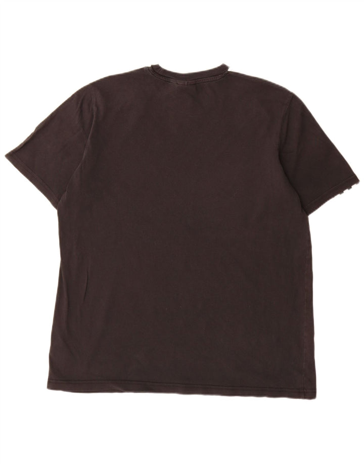 Camiseta masculina Adidas grande algodão preto