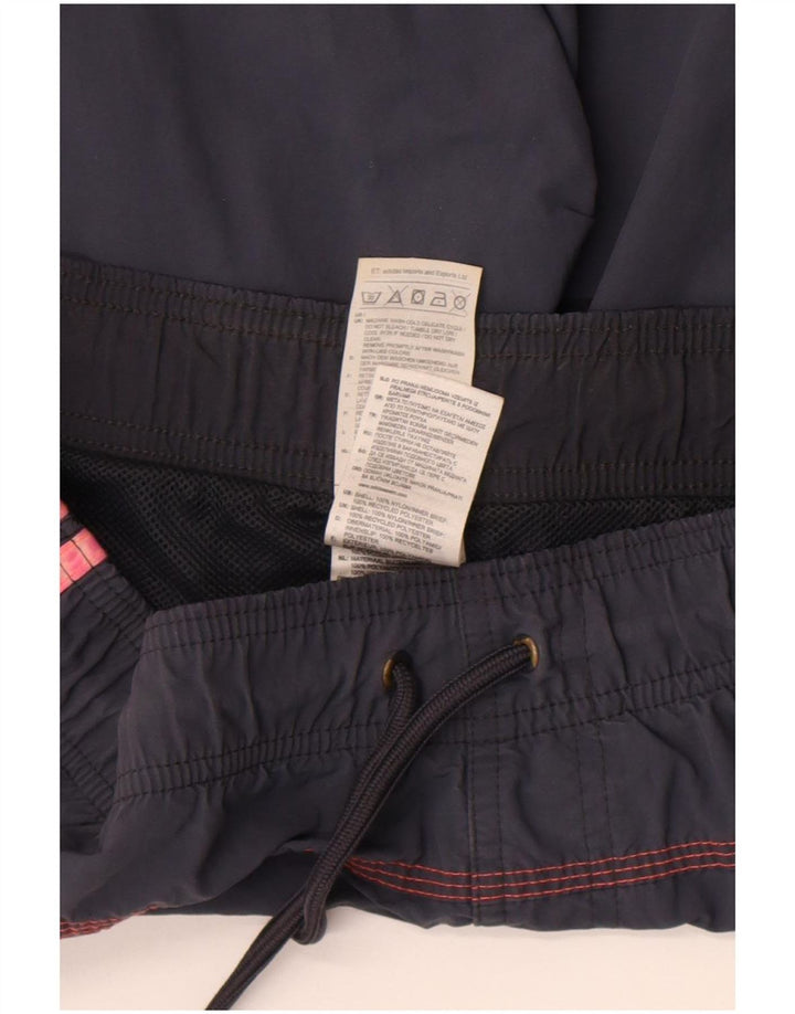 Shorts de natação masculino Adidas pequeno cinza nylon