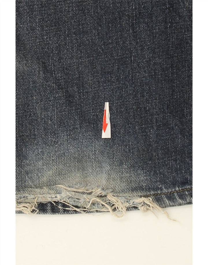 Calça jeans reta masculina Armani W30 L33 azul algodão