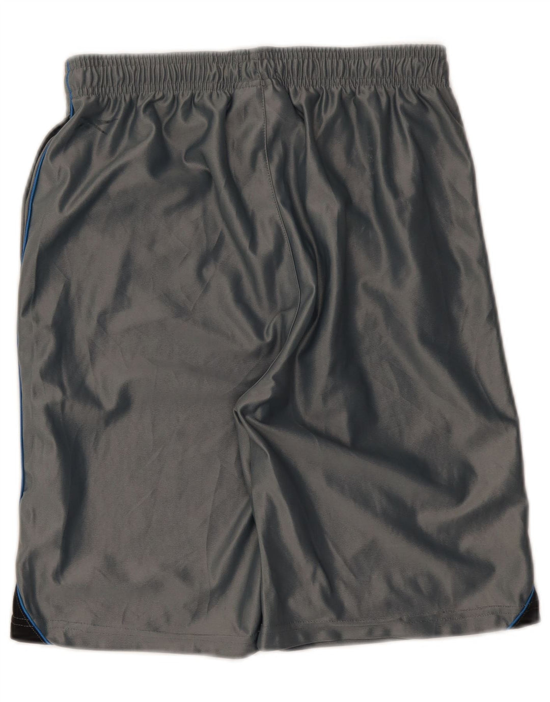 Shorts esportivos masculinos Reebok XL cinza colorblock poliéster