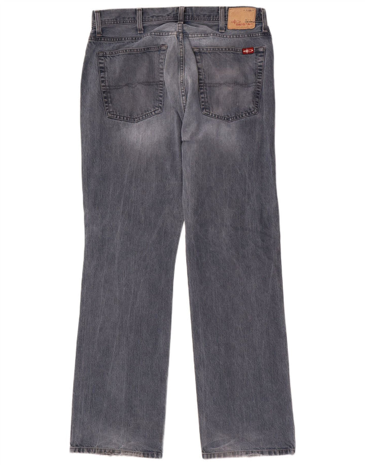 Calça jeans reta masculina Big Star W36 L34 algodão azul