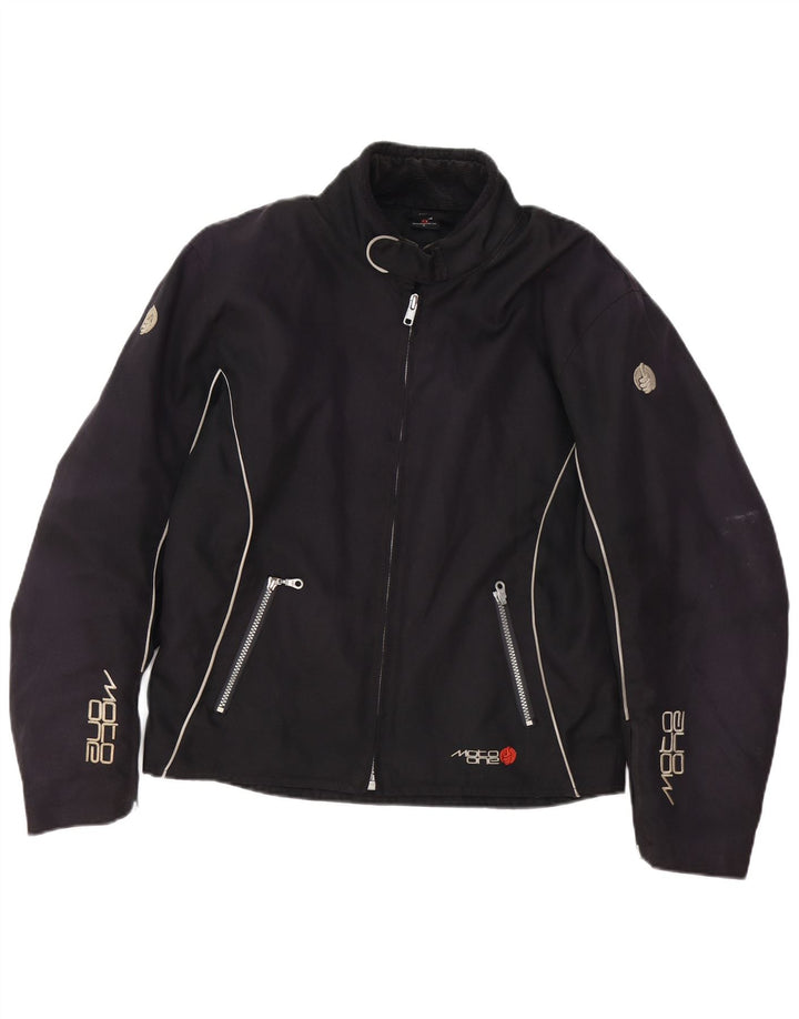 Jaqueta masculina Moto One Graphic Racer UK 40 grande preta