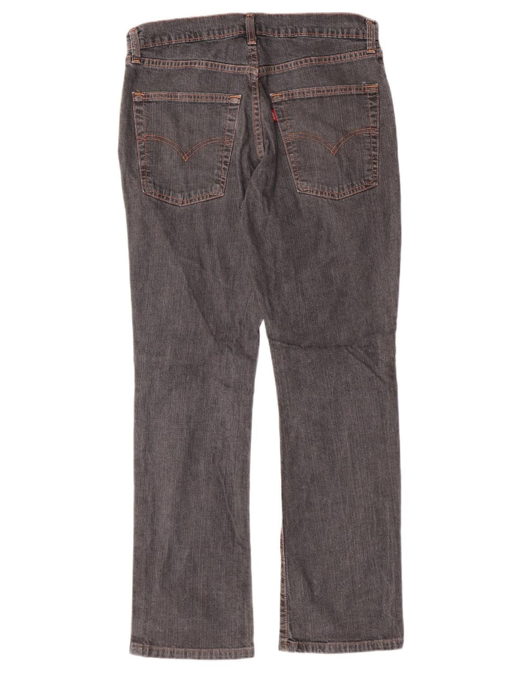 Levi's feminino 525 jeans retos W32 L30 algodão cinza