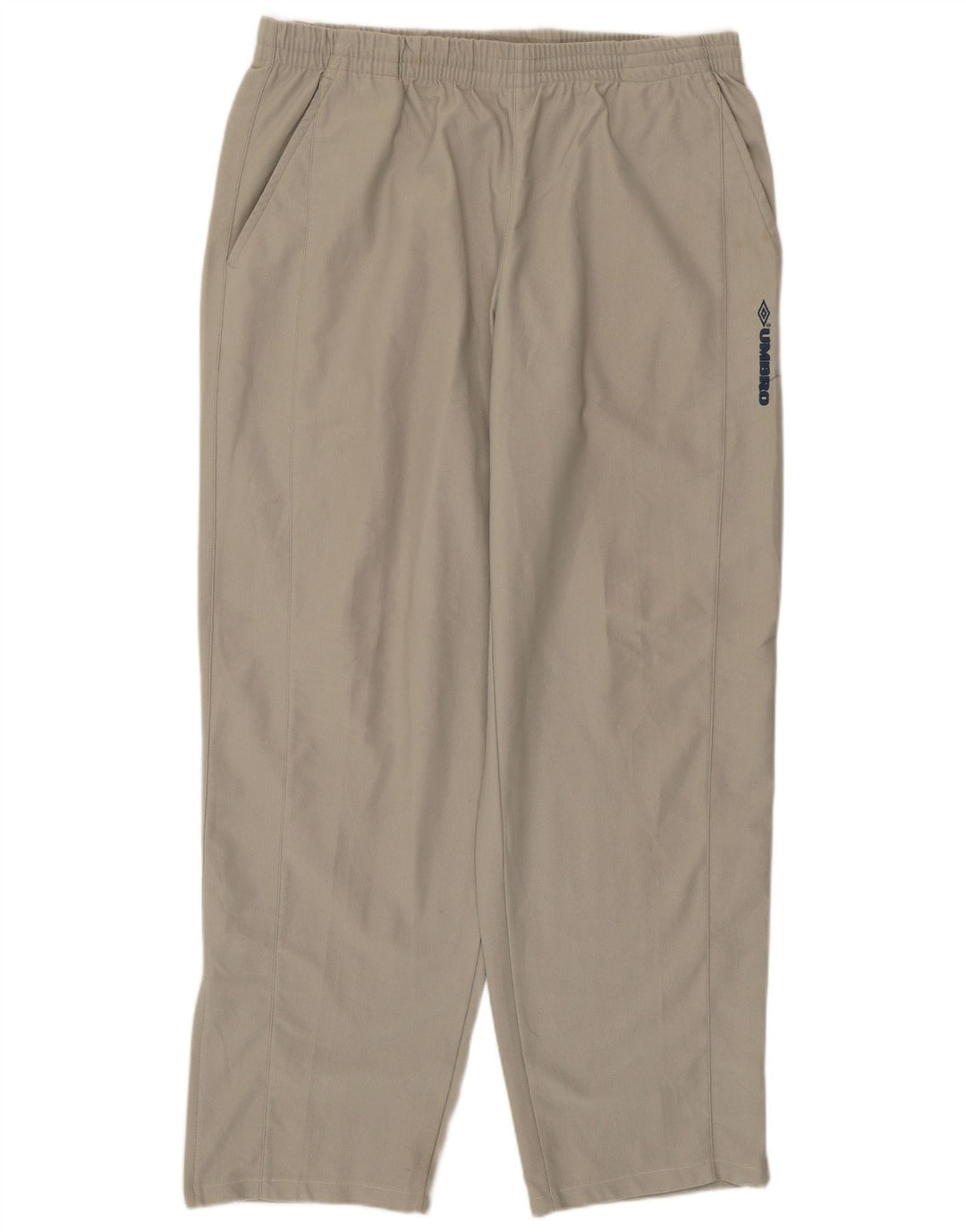 Calça de treino masculina Umbro grande poliéster bege