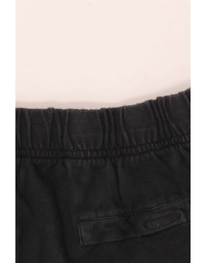 Shorts esportivos femininos Nike grandes de algodão preto