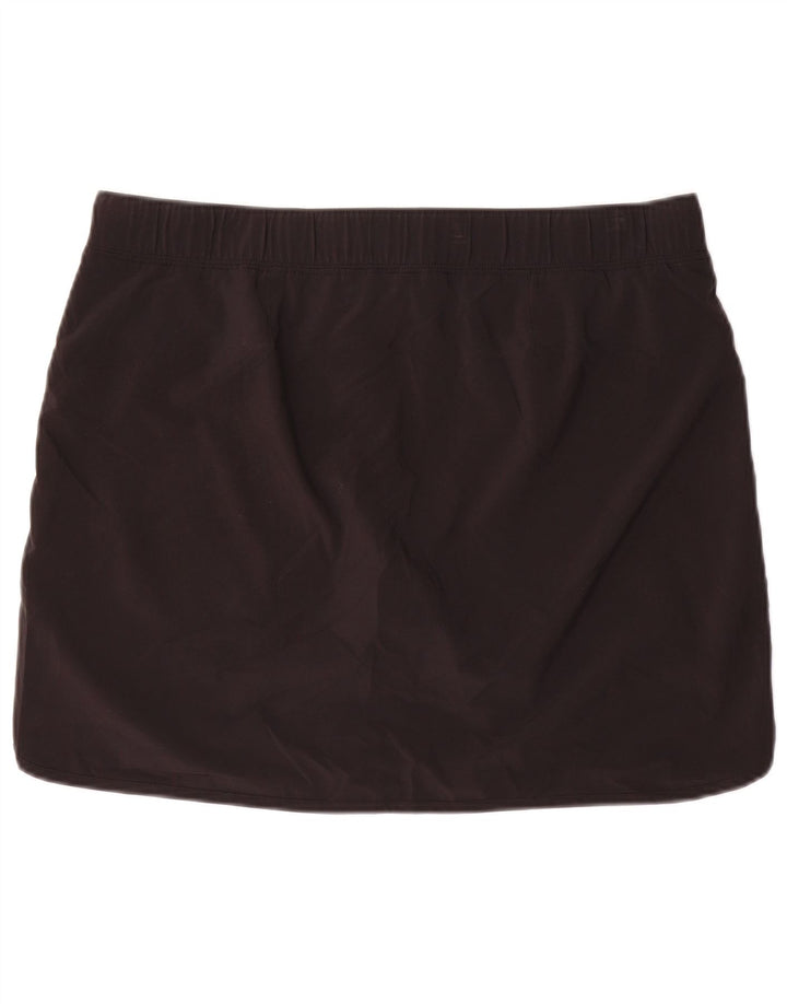 Saia feminina ATHLETA Reino Unido 16 grande elastano preto