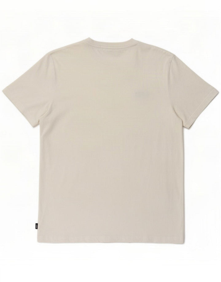 Camiseta masculina Superdry Top médio algodão branco
