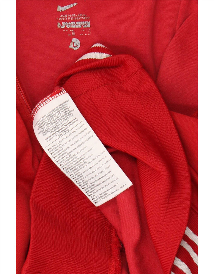 Nike Mens Treino Top Jaqueta Grande Poliéster Vermelho