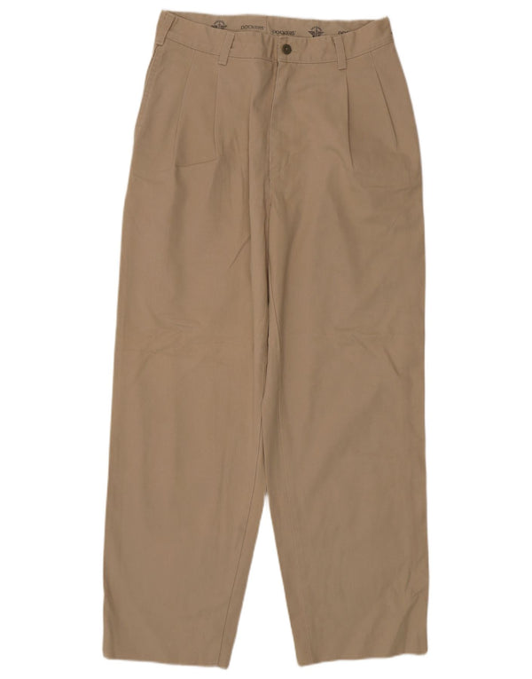 Calça Chino Masculina Dockers Pegged W34 L30 Bege