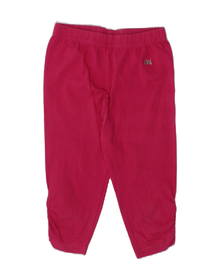 ELLESSE Girls Tracksuit Trousers 5-6 Years XS Pink Cotton Vintage Ellesse and Second-Hand Ellesse from Messina Hembry 
