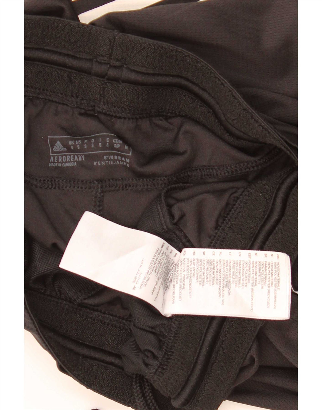 Adidas Mens Aeroready Sport Shorts Pequeno Poliéster Preto