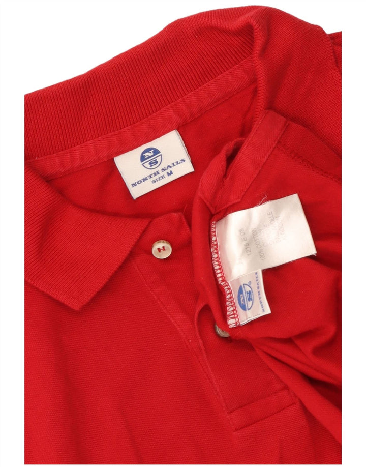 Camisa polo masculina North Sails médio algodão vermelho