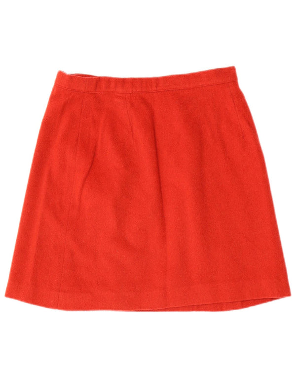 Mini saia envoltória feminina vintage W26 pequena marrom