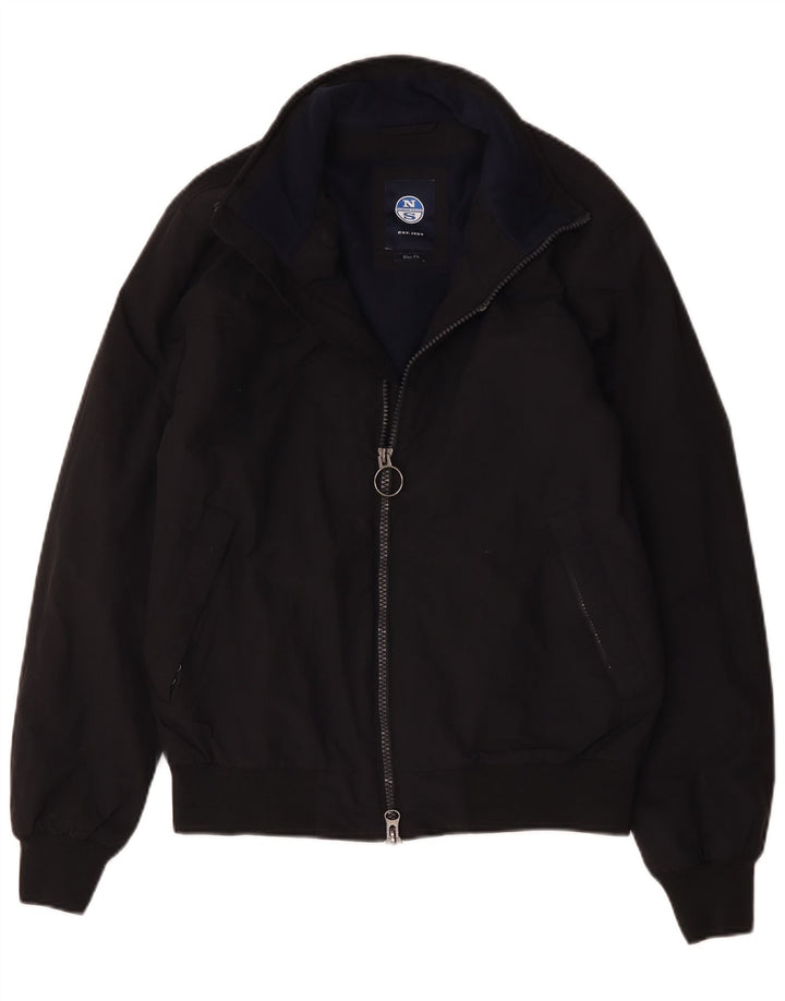 Jaqueta bomber masculina North Sails Slim Fit UK 38 médio azul marinho poliamida
