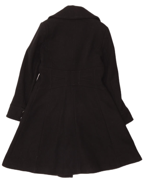 Sobretudo feminino Reiss UK 14 grande lã preta