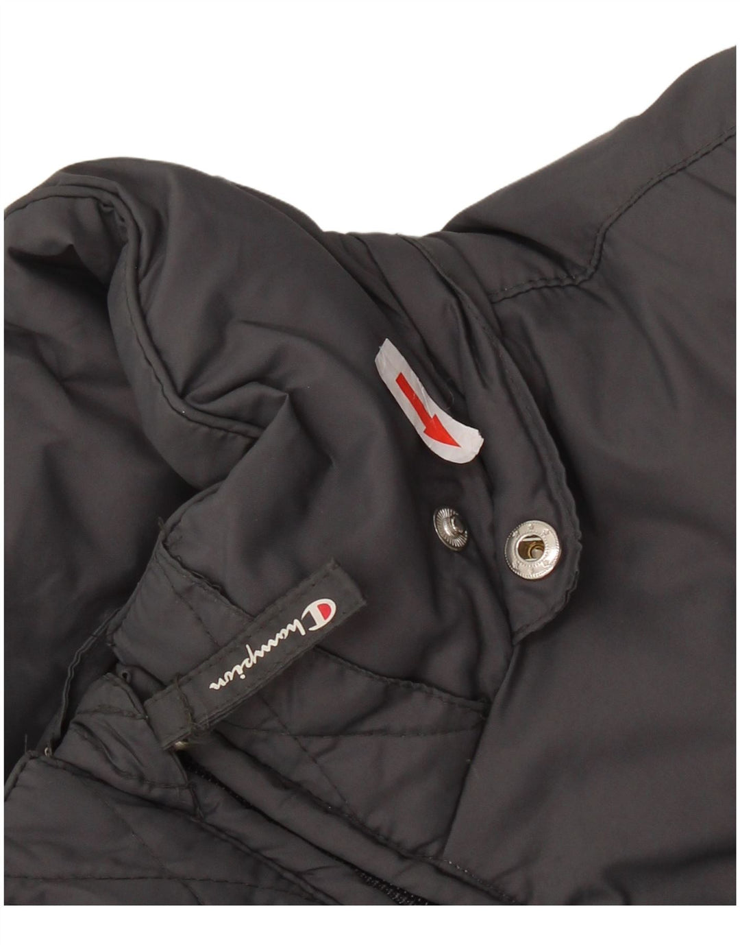 Jaqueta acolchoada Champion Boys 11-12 anos grande cinza poliamida