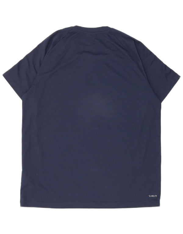 Camiseta masculina Adidas Climalite Top XL azul marinho poliéster