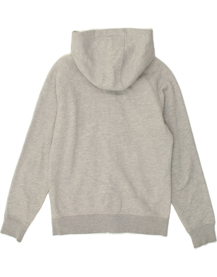 ADIDAS Womens Zip Hoodie Sweater UK 14 Large Grey Cotton Vintage Adidas and Second-Hand Adidas from Messina Hembry 