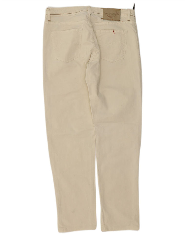 Jacob Cohen Jeans retos masculinos W36 L31 algodão branco