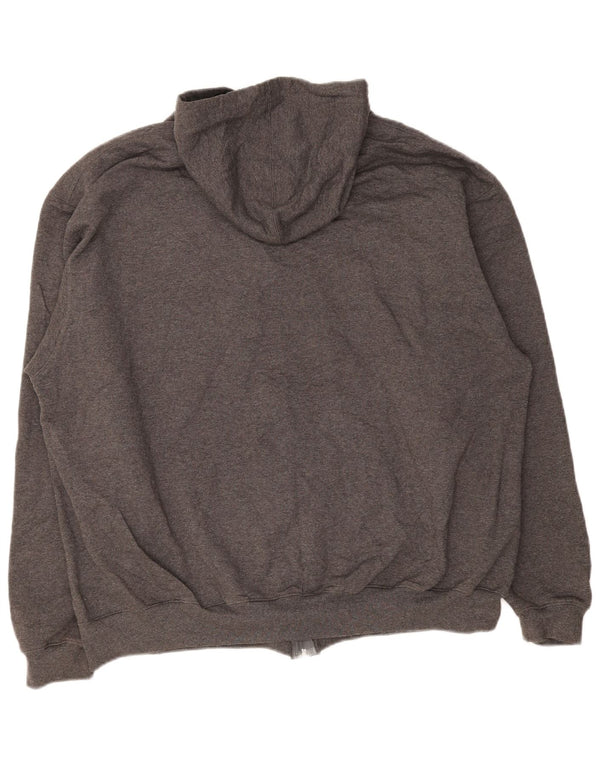 Suéter masculino Champion com capuz e zíper 2XL algodão cinza