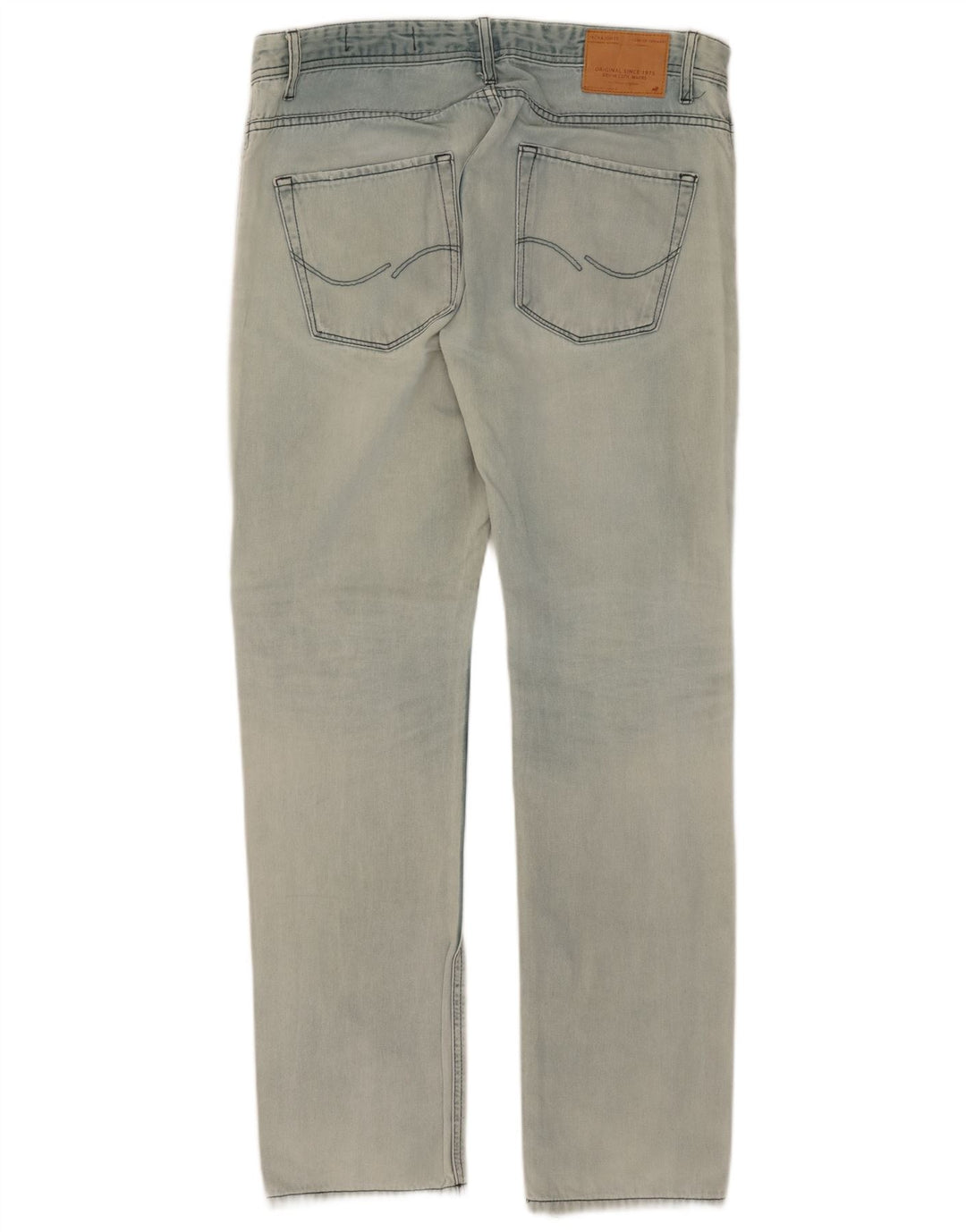 Jack & Jones Masculino Tim Slim Jeans W36 L34 Azul Algodão