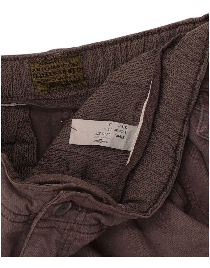 Shorts cargo masculino VINTAGE W32 marrom médio