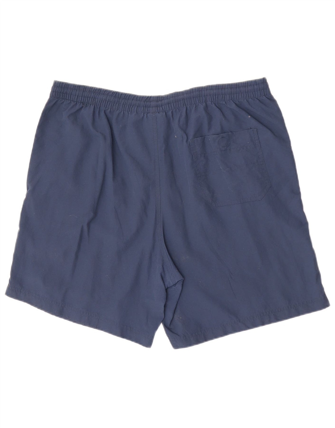 Shorts esportivos masculinos Reebok grande nylon azul marinho