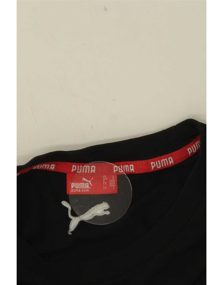 Puma Camiseta Masculina Graphic Top Grande Preto