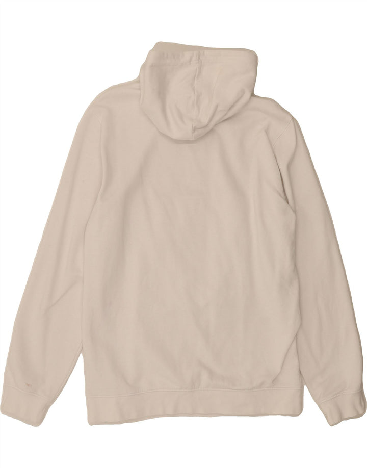 CHAMPION Womens Graphic Zip Neck Hoodie Jumper UK 18 XL White Cotton Vintage Champion and Second-Hand Champion from Messina Hembry 
