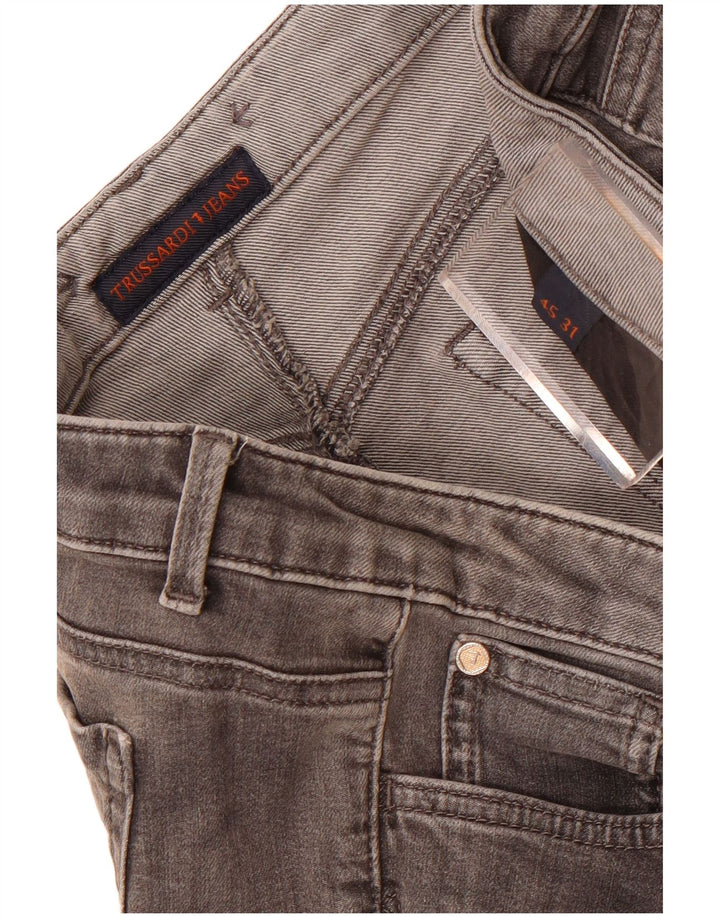 Trussardi Mens Jeans Slim W31 L27 Cinza