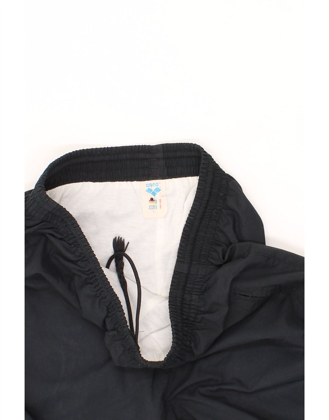 ARENA Mens Tracksuit Trousers Large  Black Vintage Arena and Second-Hand Arena from Messina Hembry 