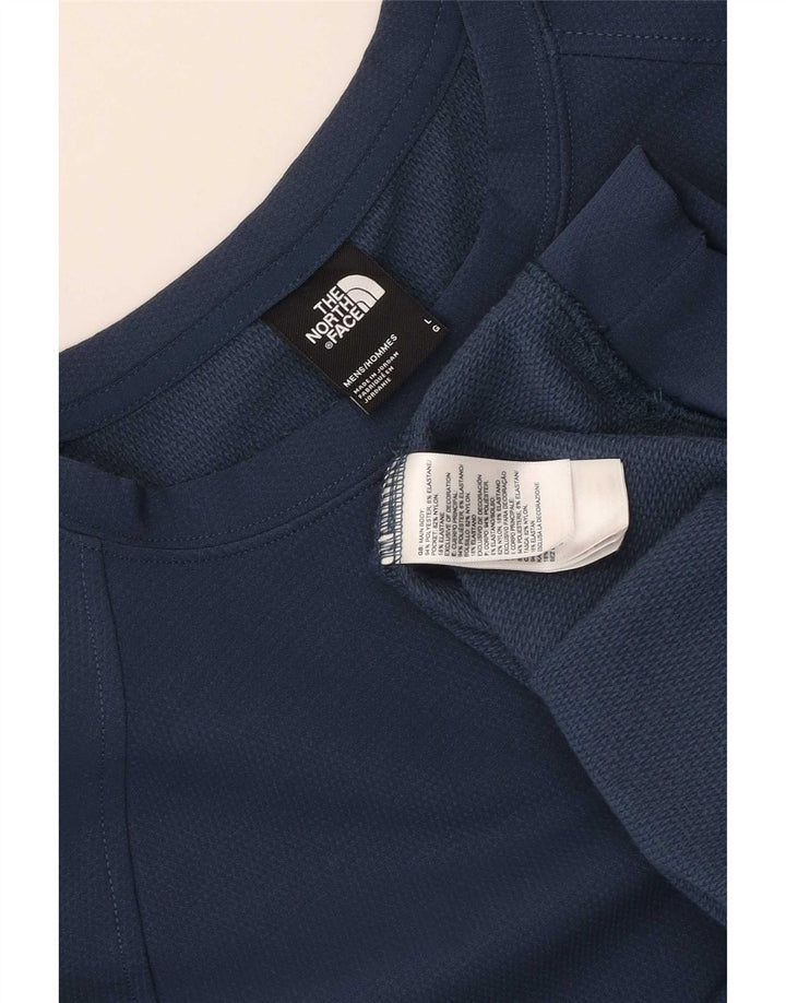 Moletom masculino The North Face grande poliéster azul marinho
