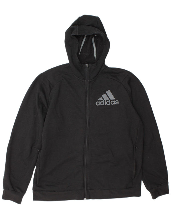 Suéter Adidas Masculino Graphic Zip com Capuz XL Cinza Poliéster