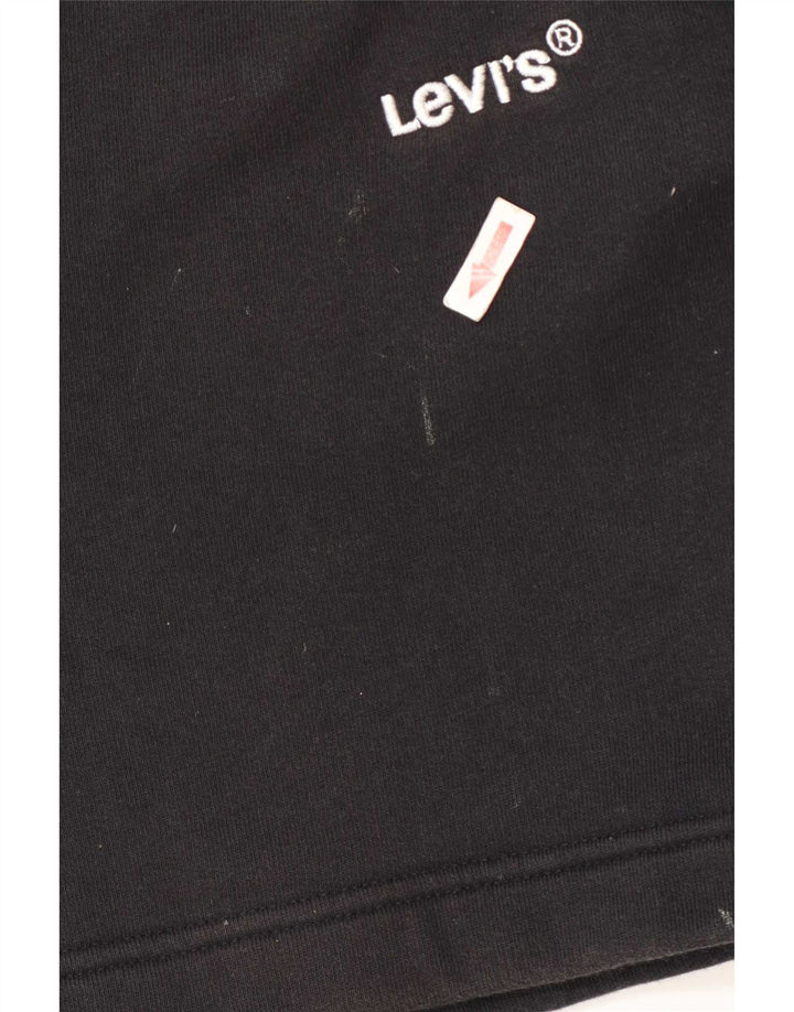 Shorts esportivos masculinos Levi's médio preto