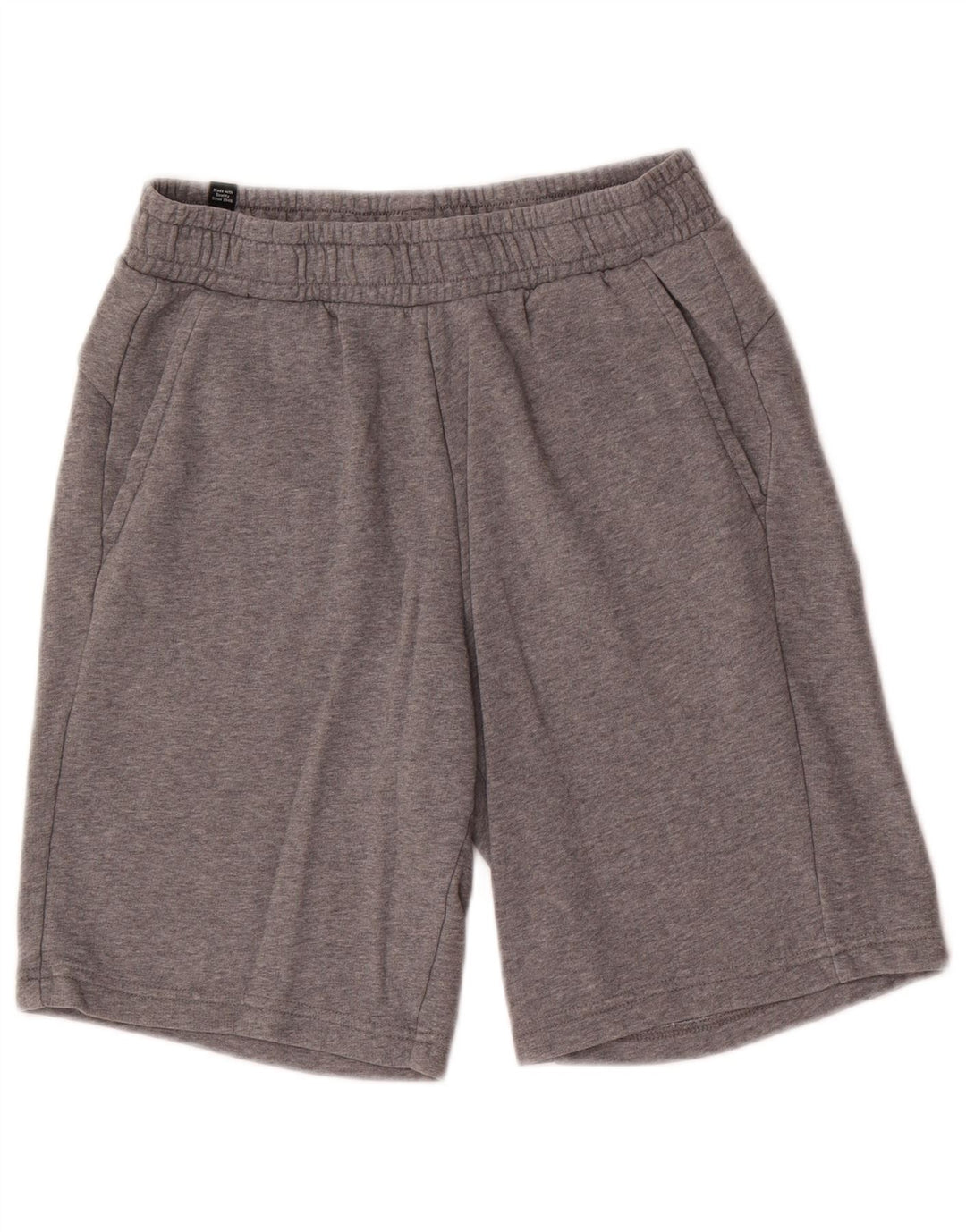Shorts esportivos masculinos Puma médio cinza manchado de algodão