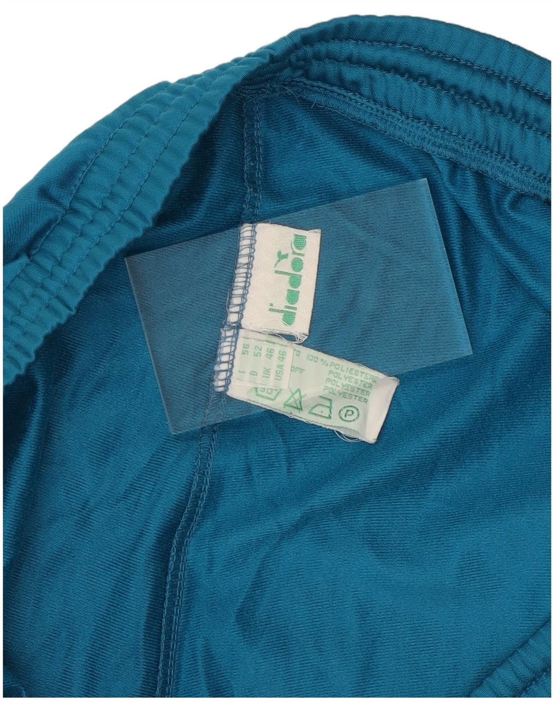 Calça de treino masculina DIADORA UK 46 XL azul poliéster