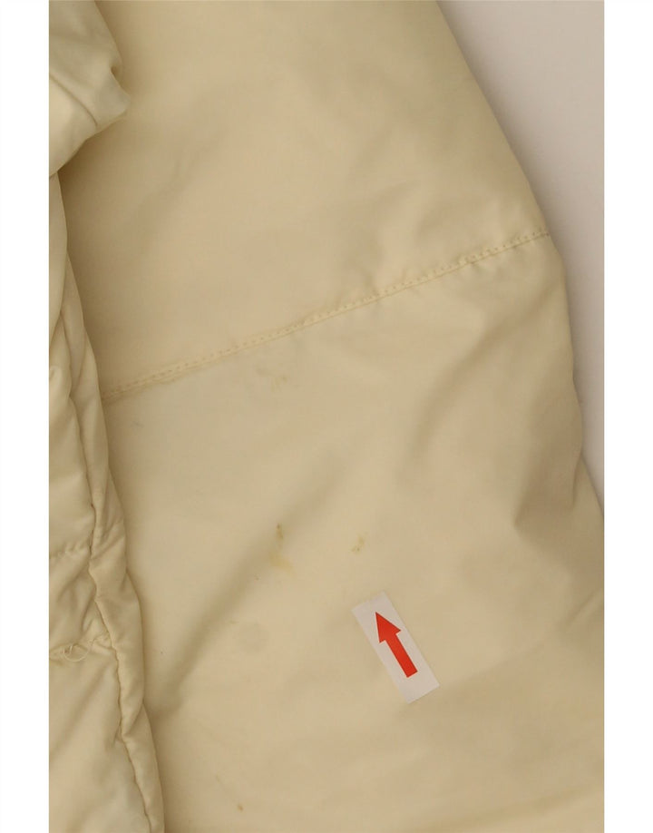 Casaco acolchoado com capuz feminino Pheder IT 46 grande nylon amarelo