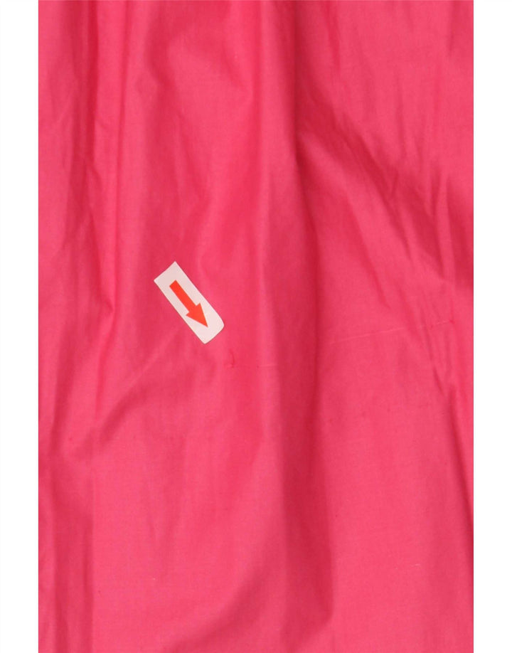 Saia plissada feminina vintage W24 XS rosa