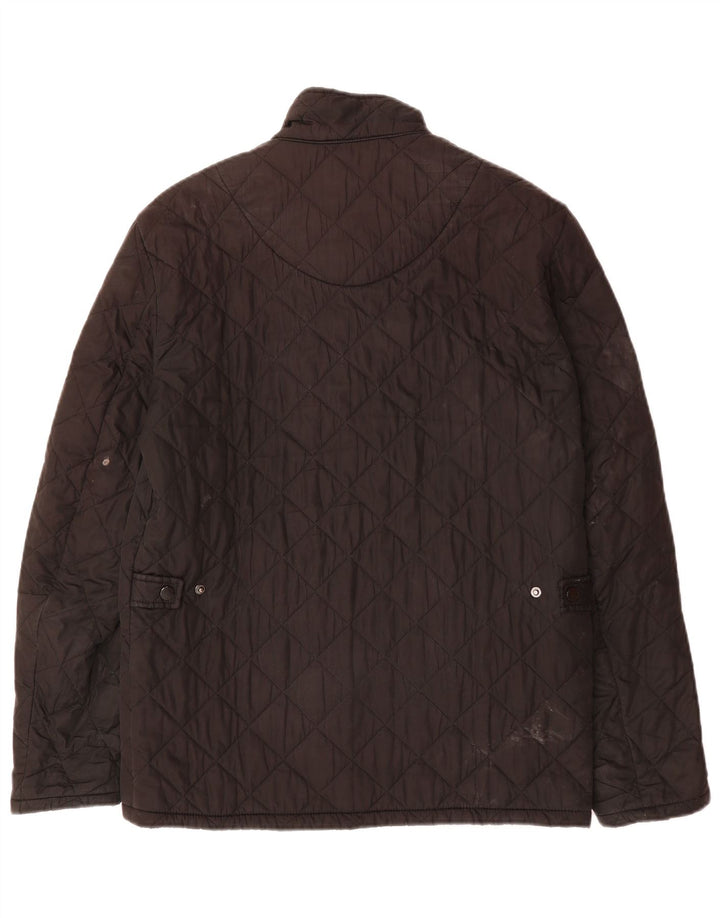 Jaqueta acolchoada masculina BARBOUR UK 36 pequena preta