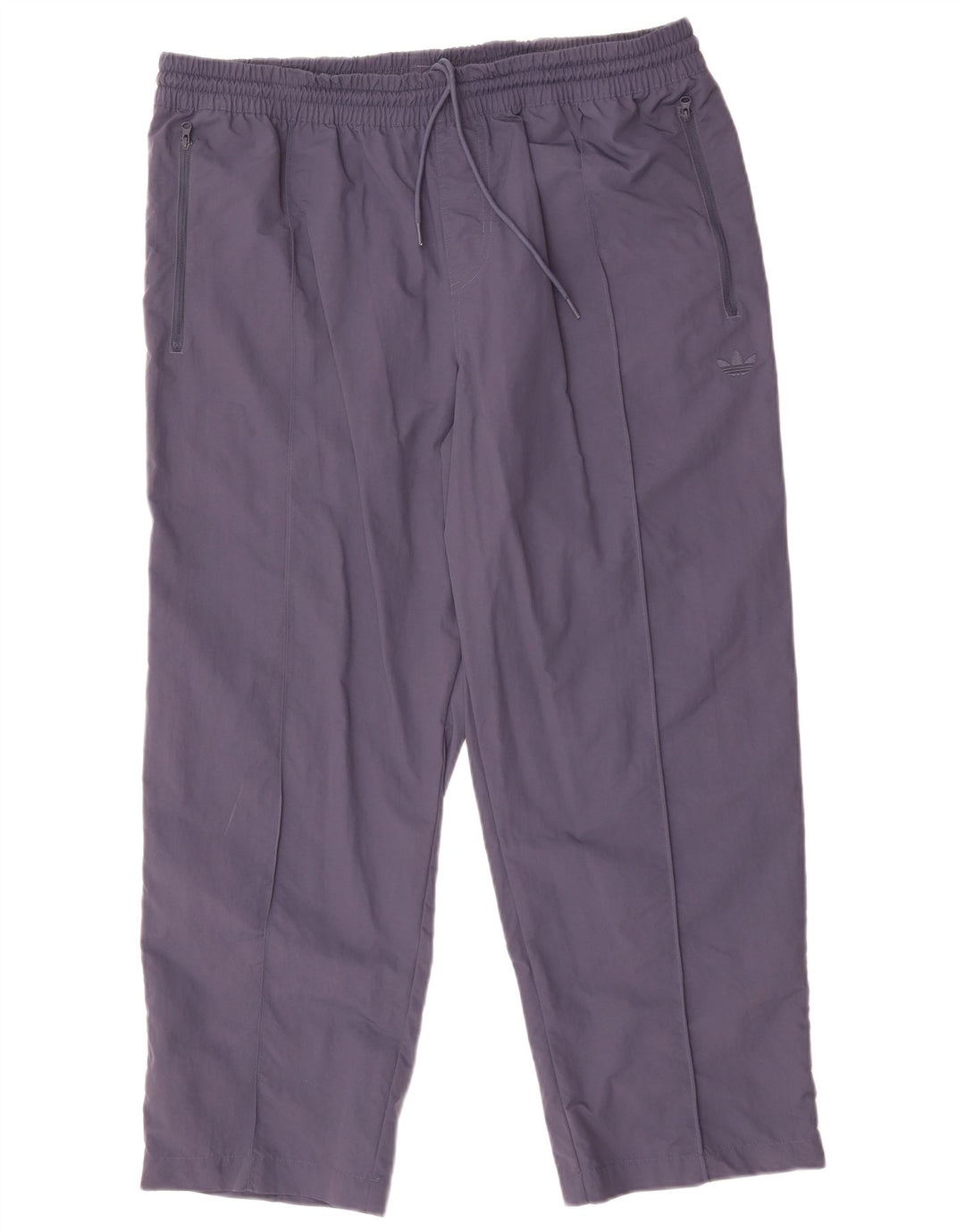 Calças de treino masculinas ADIDAS XL azul marinho nylon