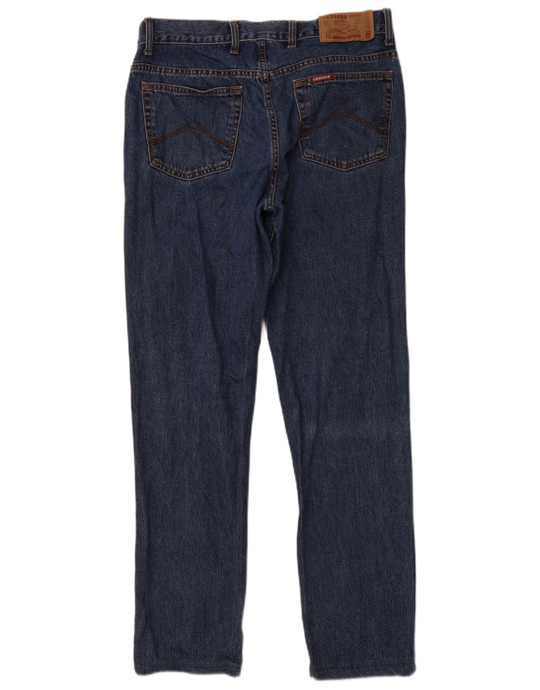 CARRERA Masculino 700 Straight Jeans IT 50 Grande W34 L30 Azul Marinho Algodão