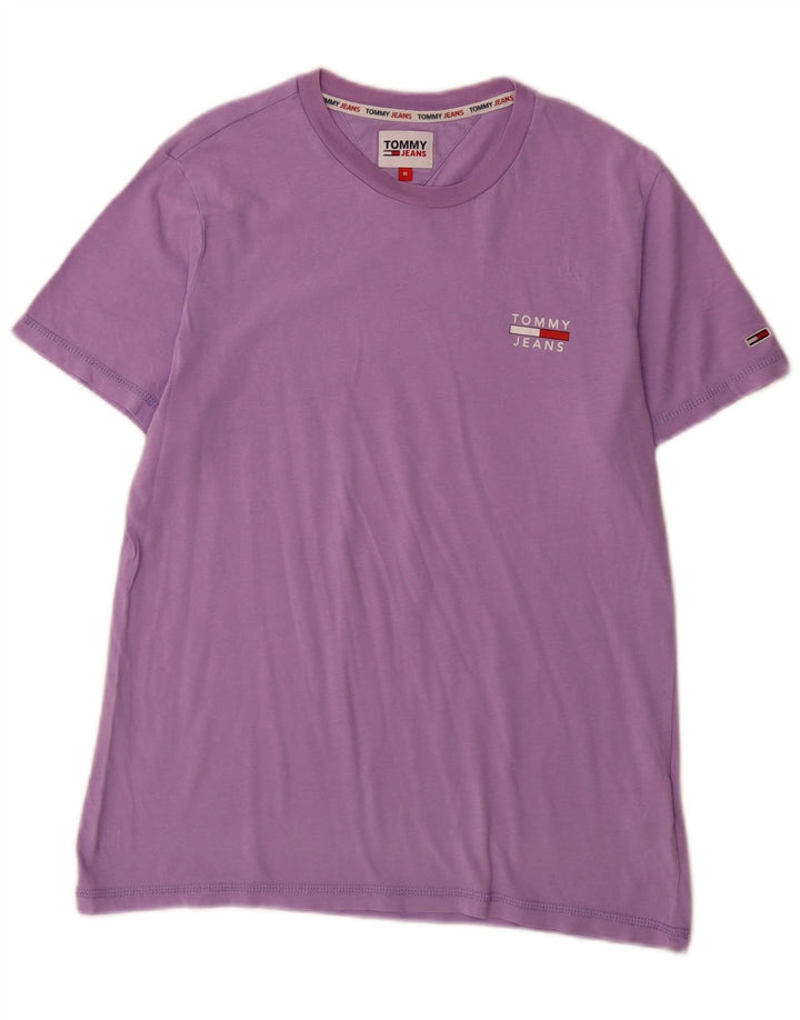 Camiseta masculina Tommy Hilfiger Top médio algodão roxo