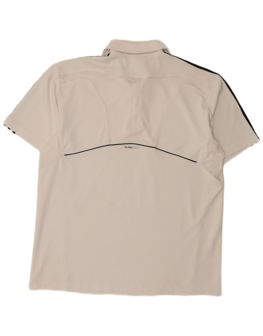 Adidas Mens Climacool Polo Shirt XL Branco Poliéster