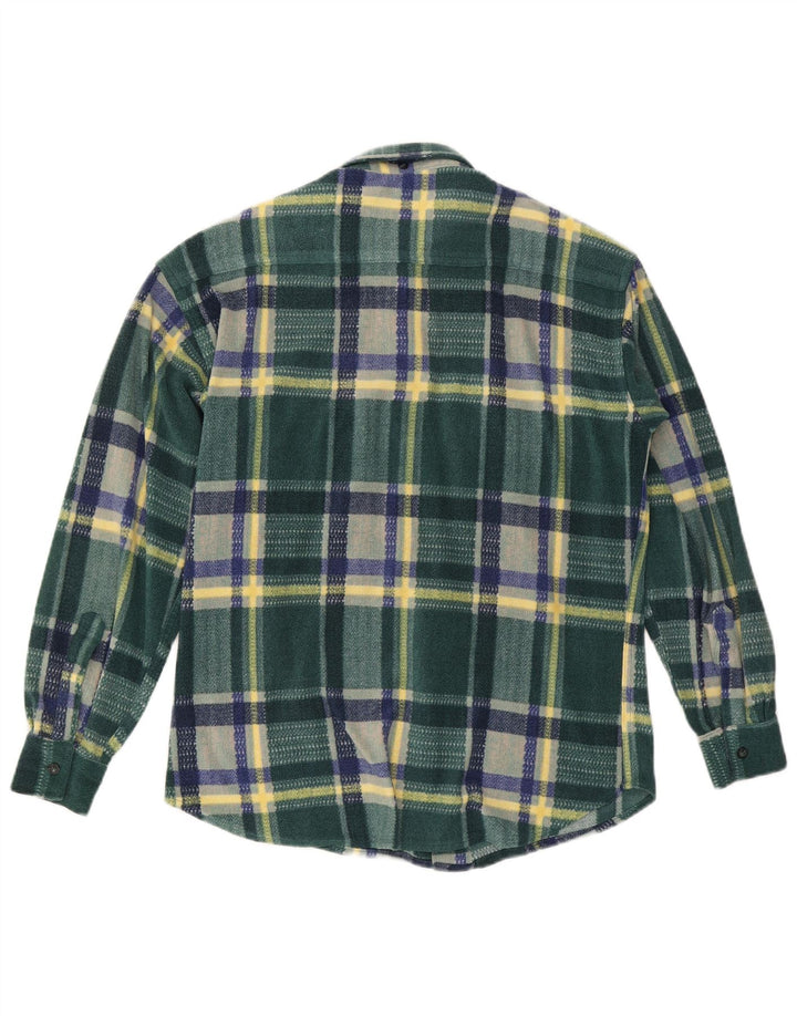 Camisa de lã masculina Fila IT 46 pequena verde