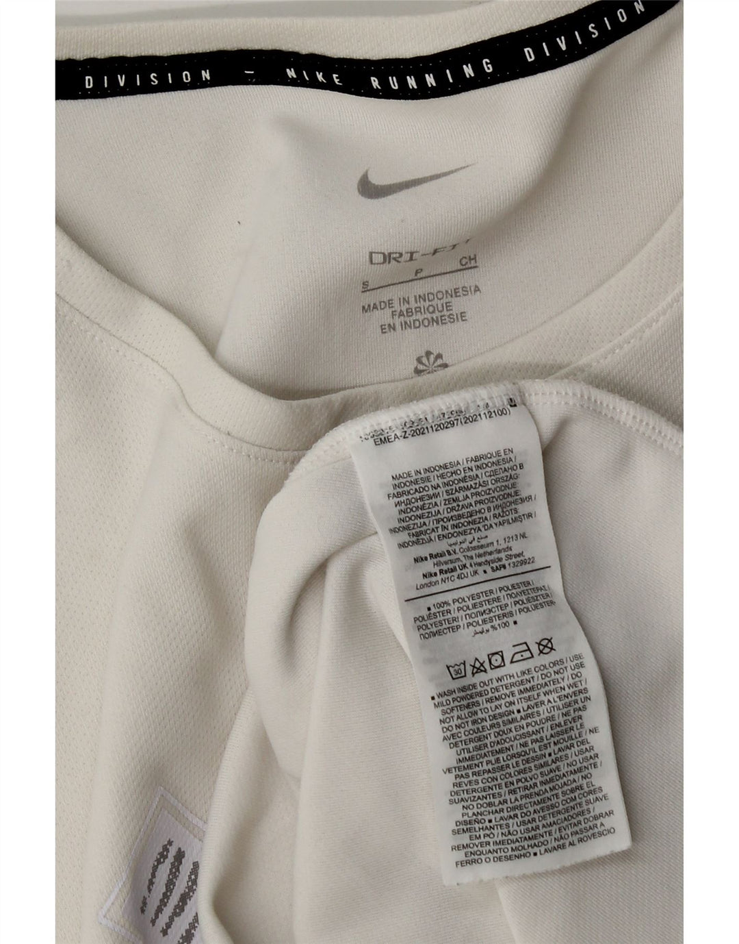 Camiseta Nike Masculina Dri Fit Graphic Top Pequeno Poliéster Branco