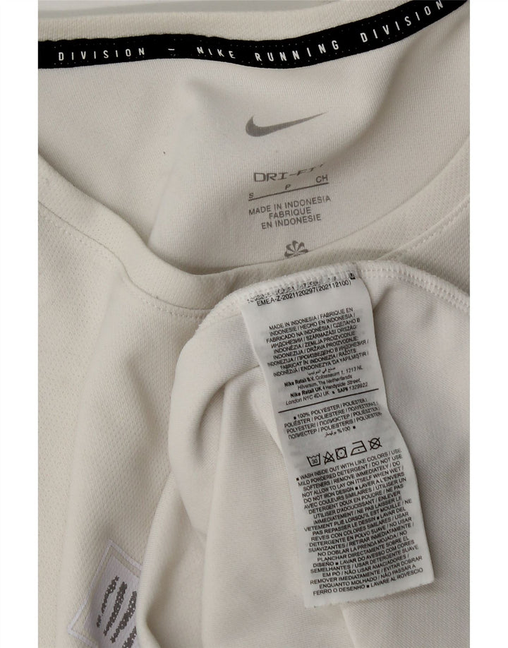 Camiseta Nike Masculina Dri Fit Graphic Top Pequeno Poliéster Branco
